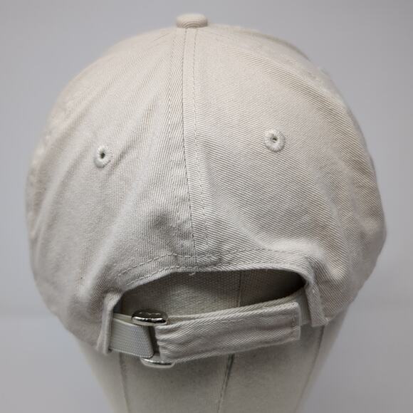 Tam O'Shanter Strapback Hat Beige One Size Embroidered Logo Antigua - Picture 6 of 10